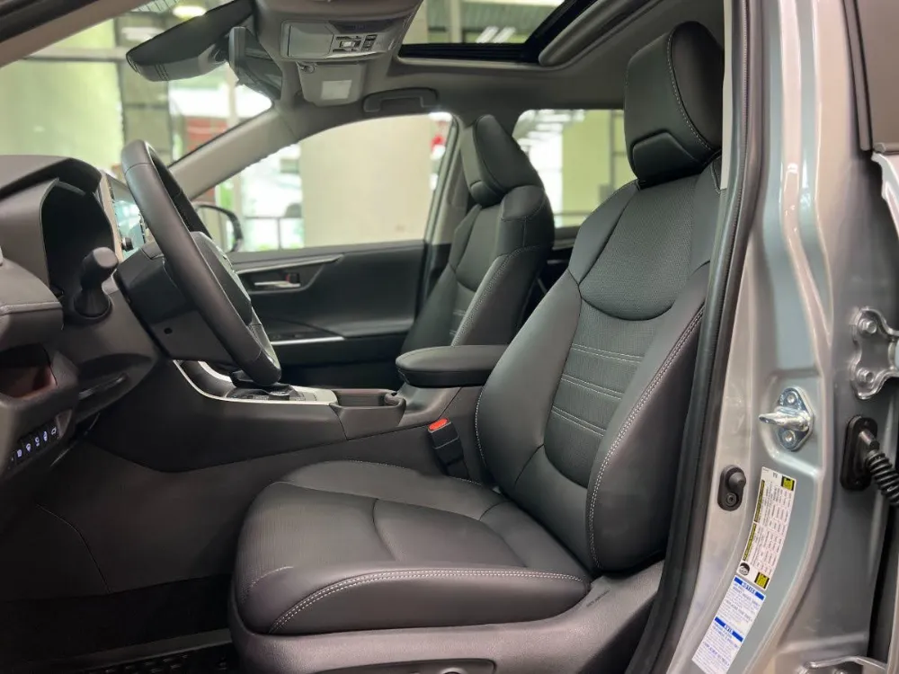 2022 RAV4 Hybrid Limited Photo Gallery Silver Black Interior 19